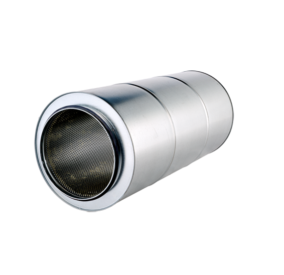 Rundrohr‑Schalldämpfer für lufttechnische Anlagen